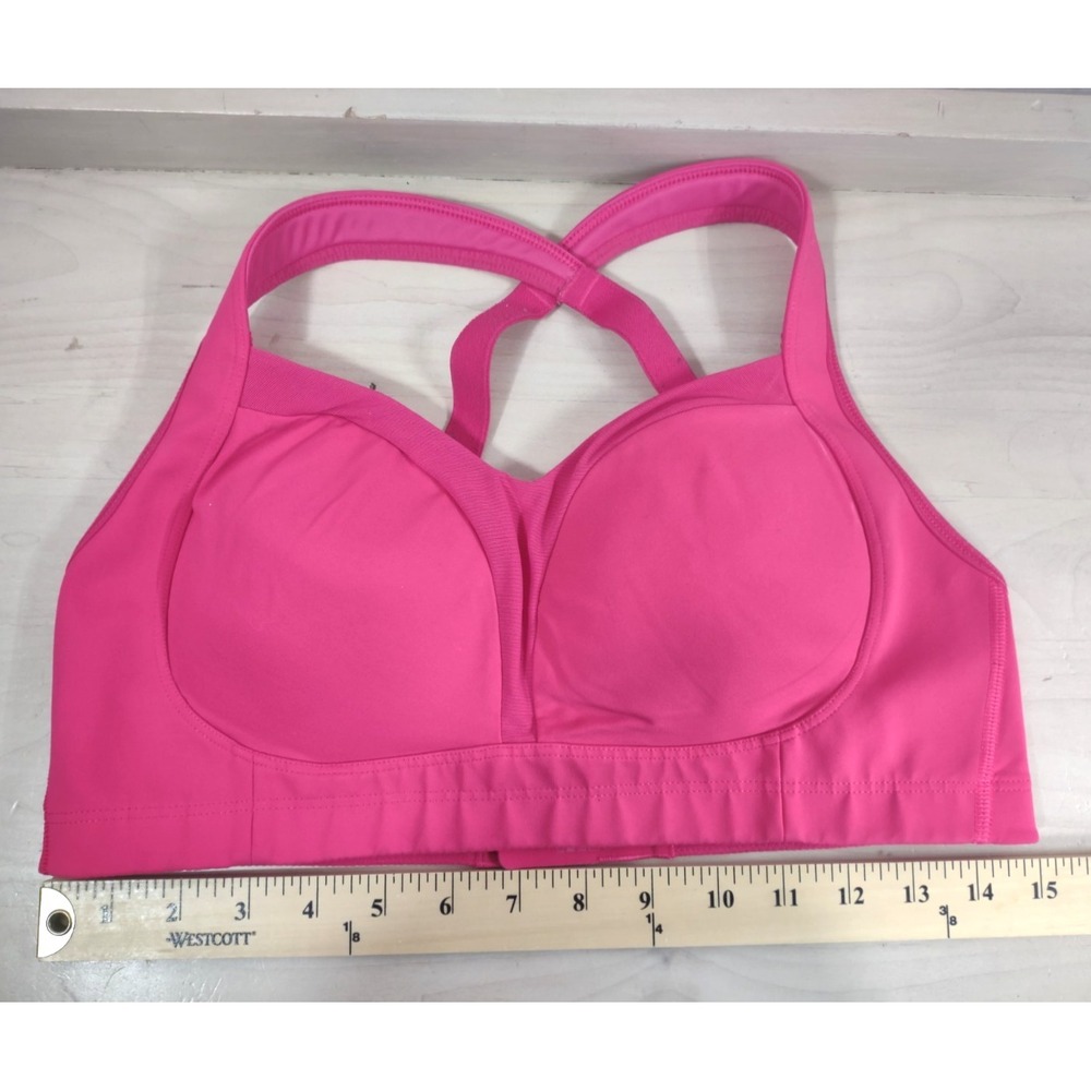 Lululemon Bra Running Sports Bra High Support Size 36D Hot Pink